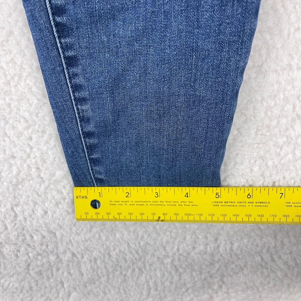 J. Jill Jeans Women Size 10 Blue Denim 5 Pocket Leggings Mid-Rise Stretch Casual